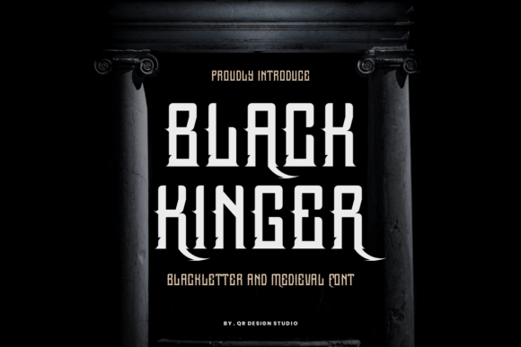 Black Kinger: A Blackletter Font for Modern Branding