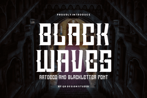 Black Waves: Unleashing Bold, Gothic Character in Your Designs