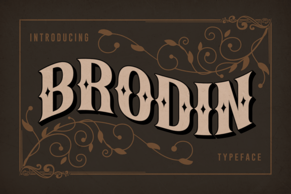 Brodin: The Vintage Blackletter Font for Bold, Unforgettable Design