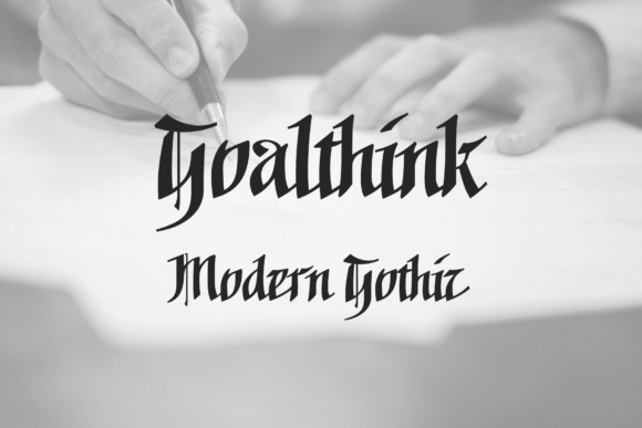 Goalthink: Elevating Projects with Modern Blackletter