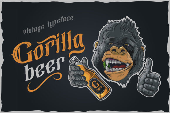 Gorilla Beer: A Blackletter Font with Modern Impact
