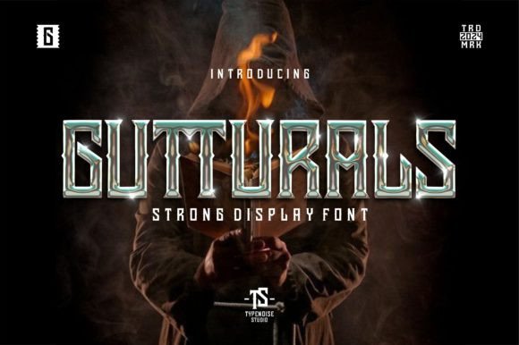 Gutturals: Command Attention with a Bold Blackletter Typeface