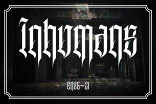 Inhumans: Unleashing a Darkly Creative Typeface