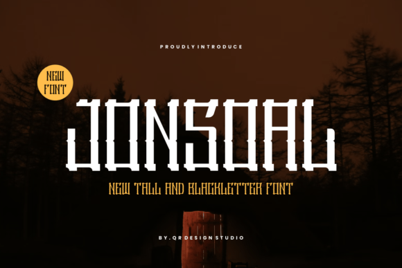 Jonsoal: A Bold Blackletter for Modern Brands