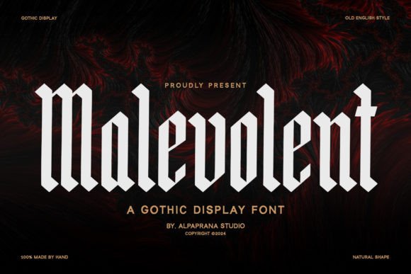Malevolent: A Bold Blackletter for Modern Projects