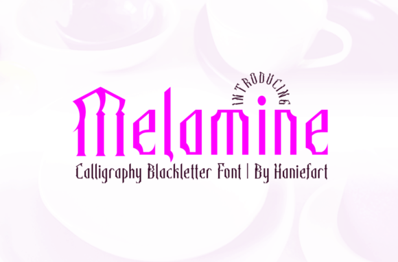 Melamine: A Modern Handwritten Font with Classic Blackletter Soul