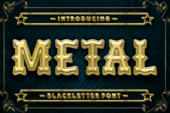 Metal: Commanding Attention with a Blackletter Typeface