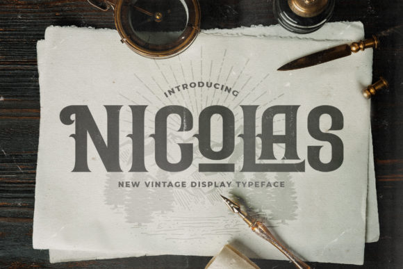 Nicolas: The Art of Vintage Blackletter for Modern Design