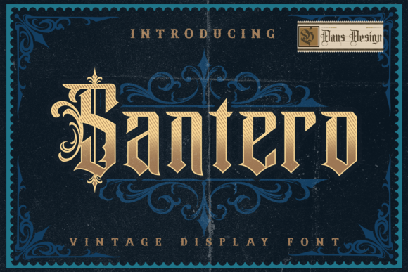 Santero Modern: A Bold Blackletter for Contemporary Design