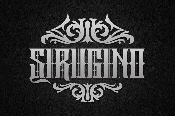Sirugino: A Gothic and Black-Letter Fusion for Bold Branding