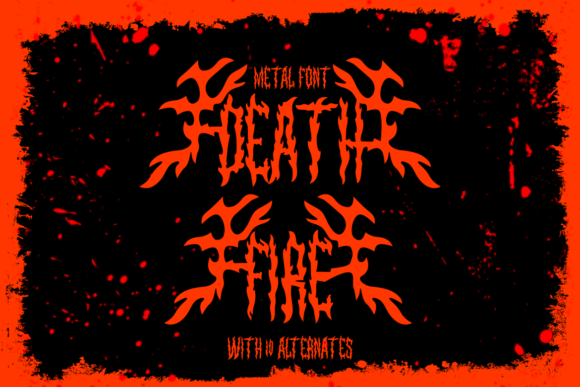 Unleash the Roar: The Power of Death Fire Metal Font