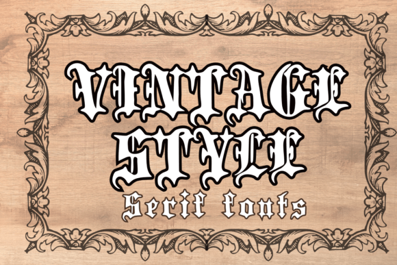 Vintage Style: More Than a Blackletter Font for Notes