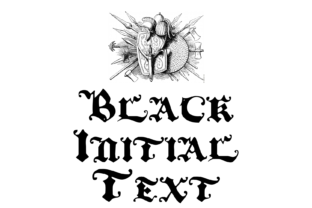 Why Black Initial Text Is the Bold Choice Your Next Project Needs